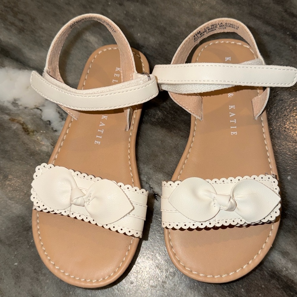 Kelly & Katie bow sandals toddler girl 11